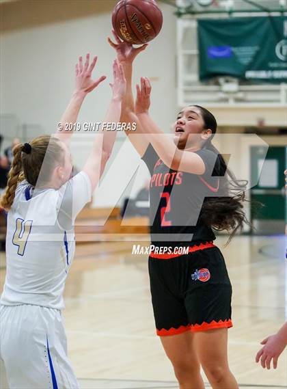 Thumbnail 2 in Clovis vs. St. Joseph Notre Dame (Miramonte Showcase) photogallery.
