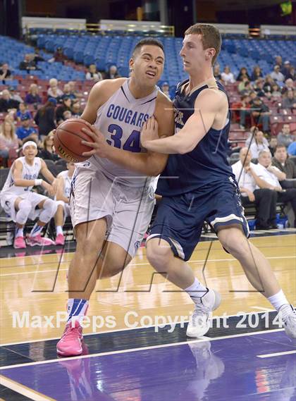 Thumbnail 3 in Capital Christian vs. Central Catholic (CIF SJS D5 Final) photogallery.