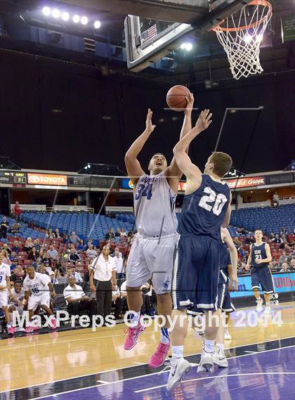Thumbnail 3 in Capital Christian vs. Central Catholic (CIF SJS D5 Final) photogallery.