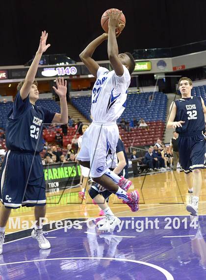 Thumbnail 1 in Capital Christian vs. Central Catholic (CIF SJS D5 Final) photogallery.