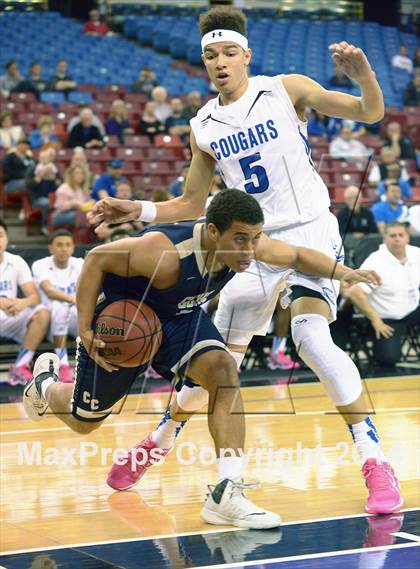 Thumbnail 2 in Capital Christian vs. Central Catholic (CIF SJS D5 Final) photogallery.