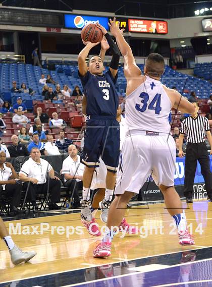 Thumbnail 1 in Capital Christian vs. Central Catholic (CIF SJS D5 Final) photogallery.