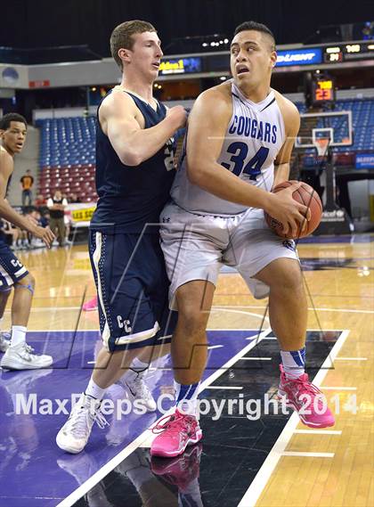 Thumbnail 1 in Capital Christian vs. Central Catholic (CIF SJS D5 Final) photogallery.