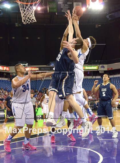 Thumbnail 3 in Capital Christian vs. Central Catholic (CIF SJS D5 Final) photogallery.