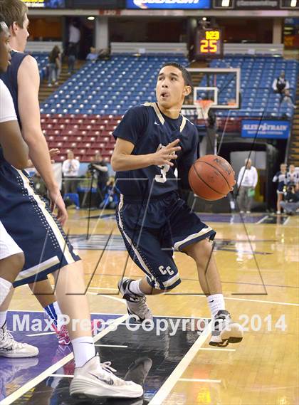 Thumbnail 1 in Capital Christian vs. Central Catholic (CIF SJS D5 Final) photogallery.