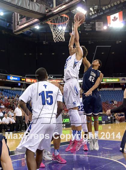 Thumbnail 2 in Capital Christian vs. Central Catholic (CIF SJS D5 Final) photogallery.