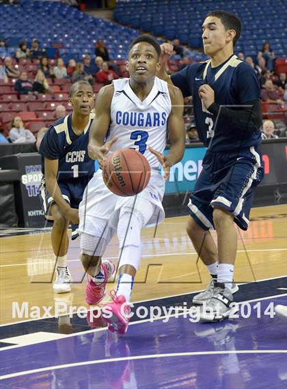 Thumbnail 1 in Capital Christian vs. Central Catholic (CIF SJS D5 Final) photogallery.