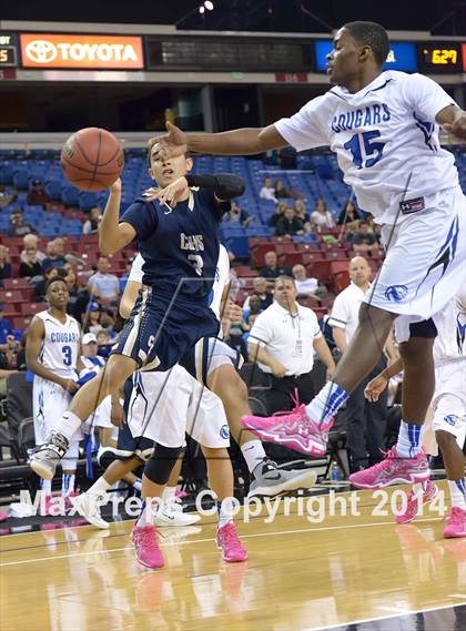 Thumbnail 1 in Capital Christian vs. Central Catholic (CIF SJS D5 Final) photogallery.