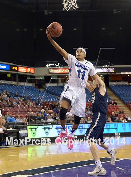 Thumbnail 3 in Capital Christian vs. Central Catholic (CIF SJS D5 Final) photogallery.