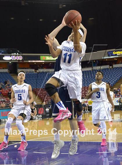 Thumbnail 3 in Capital Christian vs. Central Catholic (CIF SJS D5 Final) photogallery.
