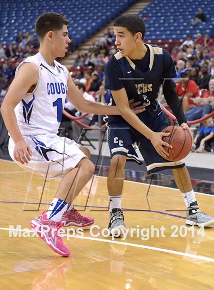 Thumbnail 2 in Capital Christian vs. Central Catholic (CIF SJS D5 Final) photogallery.