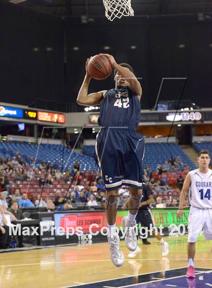 Thumbnail 3 in Capital Christian vs. Central Catholic (CIF SJS D5 Final) photogallery.