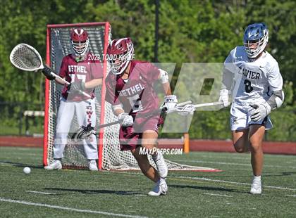 Thumbnail 2 in Xavier vs. Bethel (CIAC Class M first round) photogallery.