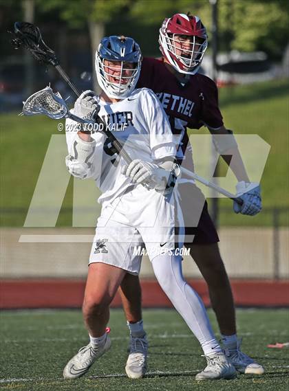 Thumbnail 3 in Xavier vs. Bethel (CIAC Class M first round) photogallery.