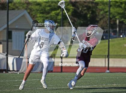 Thumbnail 2 in Xavier vs. Bethel (CIAC Class M first round) photogallery.