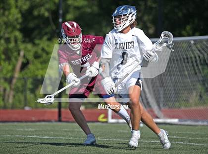 Thumbnail 1 in Xavier vs. Bethel (CIAC Class M first round) photogallery.