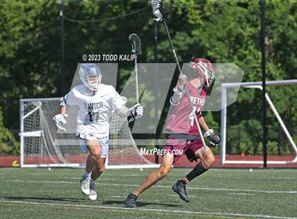 Thumbnail 1 in Xavier vs. Bethel (CIAC Class M first round) photogallery.