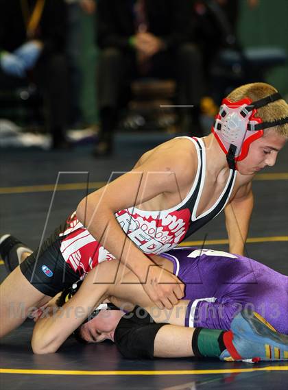 Thumbnail 3 in NYSPHSAA D1 Boys Wrestling Championships (Semifinal & Consolation) photogallery.