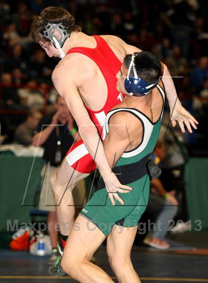 Thumbnail 3 in NYSPHSAA D1 Boys Wrestling Championships (Semifinal & Consolation) photogallery.