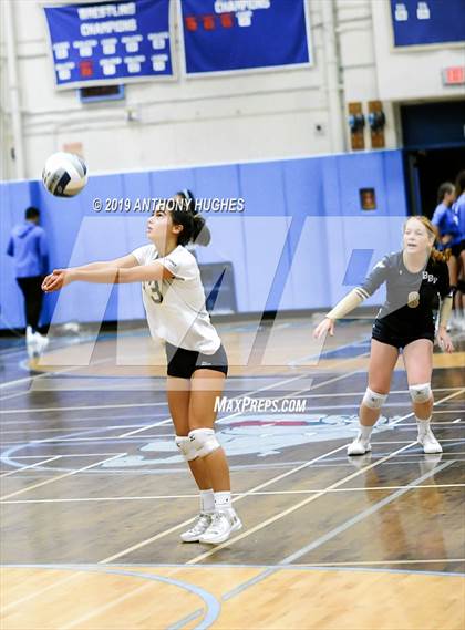 Thumbnail 2 in Mineola Vs Bayport Blue Point (Long Beach Invitational) photogallery.
