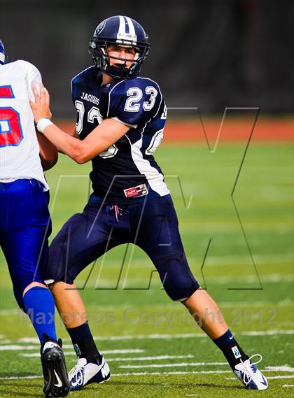 Thumbnail 2 in Emery-Weiner vs. Brenham Christian Academy photogallery.