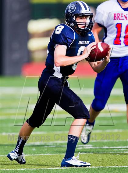 Thumbnail 2 in Emery-Weiner vs. Brenham Christian Academy photogallery.