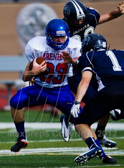 Thumbnail 2 in Emery-Weiner vs. Brenham Christian Academy photogallery.