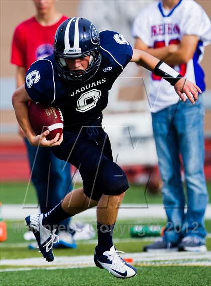 Thumbnail 2 in Emery-Weiner vs. Brenham Christian Academy photogallery.