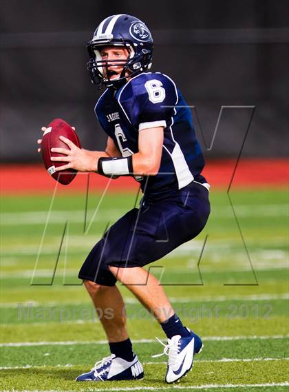 Thumbnail 2 in Emery-Weiner vs. Brenham Christian Academy photogallery.