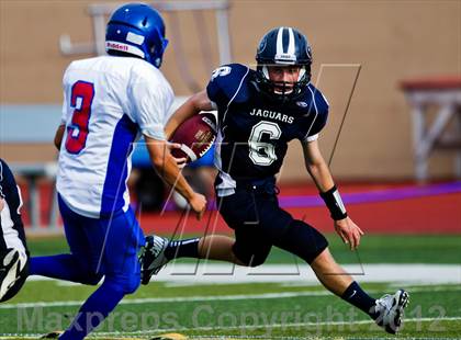 Thumbnail 2 in Emery-Weiner vs. Brenham Christian Academy photogallery.