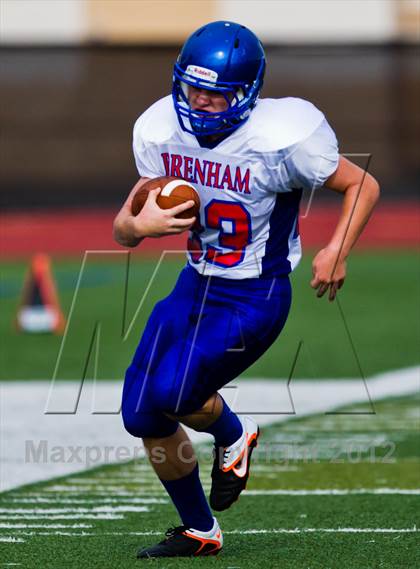 Thumbnail 3 in Emery-Weiner vs. Brenham Christian Academy photogallery.
