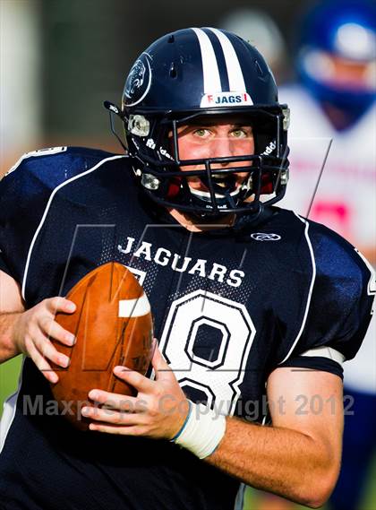 Thumbnail 1 in Emery-Weiner vs. Brenham Christian Academy photogallery.
