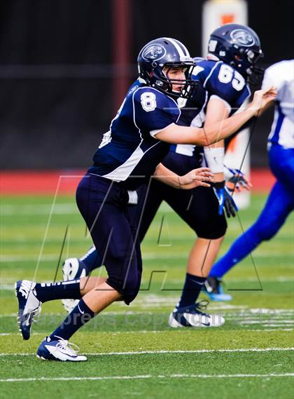 Thumbnail 2 in Emery-Weiner vs. Brenham Christian Academy photogallery.