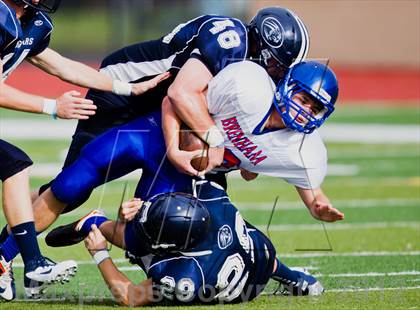 Thumbnail 3 in Emery-Weiner vs. Brenham Christian Academy photogallery.