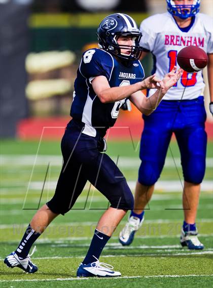 Thumbnail 3 in Emery-Weiner vs. Brenham Christian Academy photogallery.