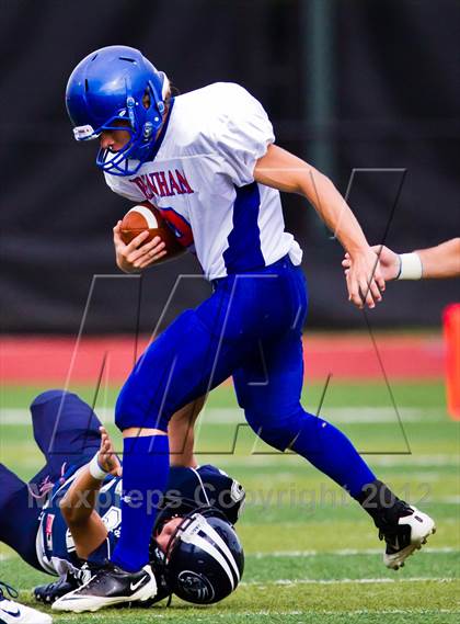 Thumbnail 1 in Emery-Weiner vs. Brenham Christian Academy photogallery.