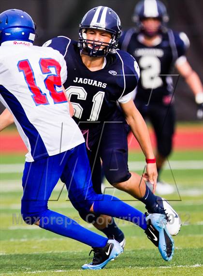 Thumbnail 2 in Emery-Weiner vs. Brenham Christian Academy photogallery.
