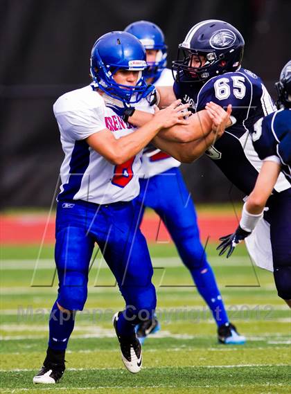 Thumbnail 3 in Emery-Weiner vs. Brenham Christian Academy photogallery.