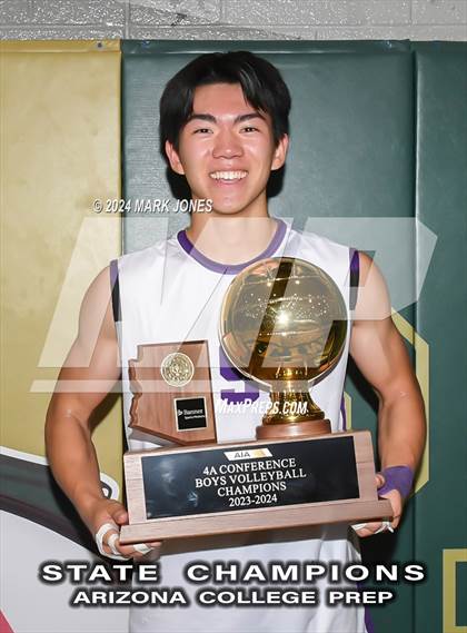 Thumbnail 3 in Northwest Christian vs. Arizona College Prep (AIA 4A Final - Awards) photogallery.