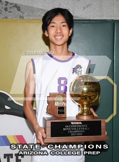 Thumbnail 2 in Northwest Christian vs. Arizona College Prep (AIA 4A Final - Awards) photogallery.