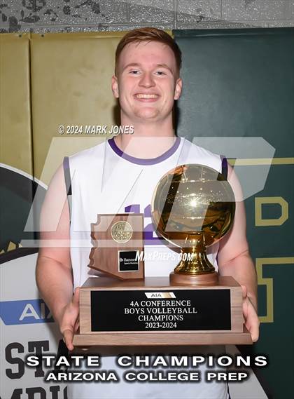 Thumbnail 2 in Northwest Christian vs. Arizona College Prep (AIA 4A Final - Awards) photogallery.