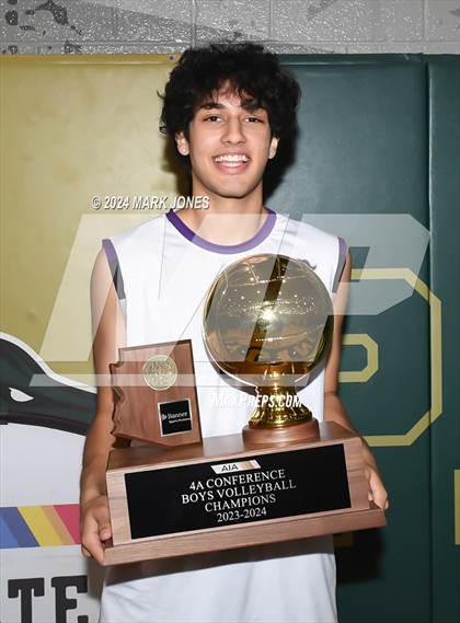 Thumbnail 3 in Northwest Christian vs. Arizona College Prep (AIA 4A Final - Awards) photogallery.