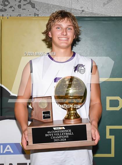 Thumbnail 3 in Northwest Christian vs. Arizona College Prep (AIA 4A Final - Awards) photogallery.