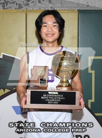 Thumbnail 3 in Northwest Christian vs. Arizona College Prep (AIA 4A Final - Awards) photogallery.
