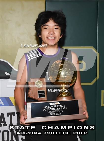 Thumbnail 3 in Northwest Christian vs. Arizona College Prep (AIA 4A Final - Awards) photogallery.