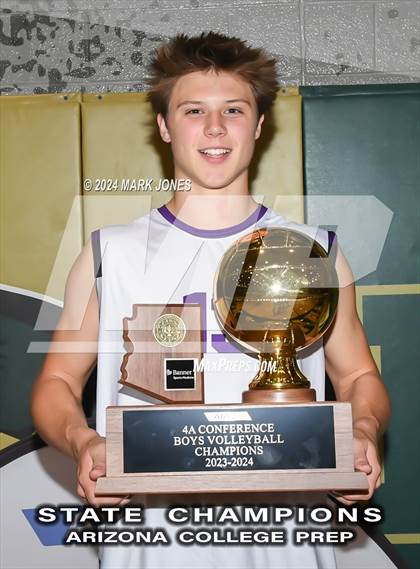 Thumbnail 3 in Northwest Christian vs. Arizona College Prep (AIA 4A Final - Awards) photogallery.