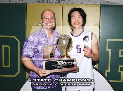 Thumbnail 2 in Northwest Christian vs. Arizona College Prep (AIA 4A Final - Awards) photogallery.