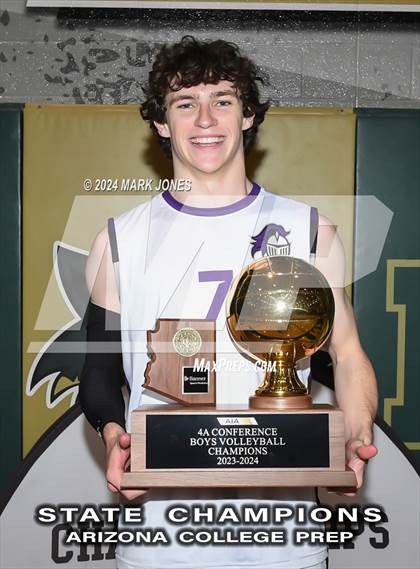 Thumbnail 2 in Northwest Christian vs. Arizona College Prep (AIA 4A Final - Awards) photogallery.