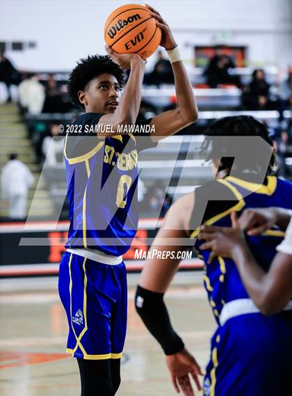 Thumbnail 2 in Campbell Hall vs  St. Bernard  (Beverly Hills Tournament) photogallery.