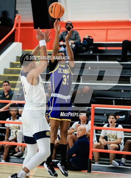 Thumbnail 2 in Campbell Hall vs  St. Bernard  (Beverly Hills Tournament) photogallery.